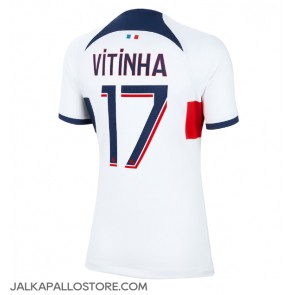 Paris Saint-Germain Vitinha Ferreira #17 Vieraspaita Naisten 2023-24 Lyhythihainen